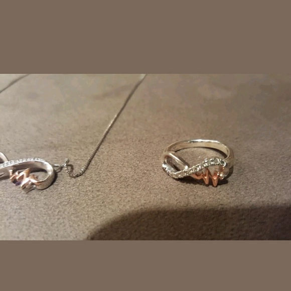 Kay Jewelers Jewelry Kays Set Infinity Ring Necklace Pendent